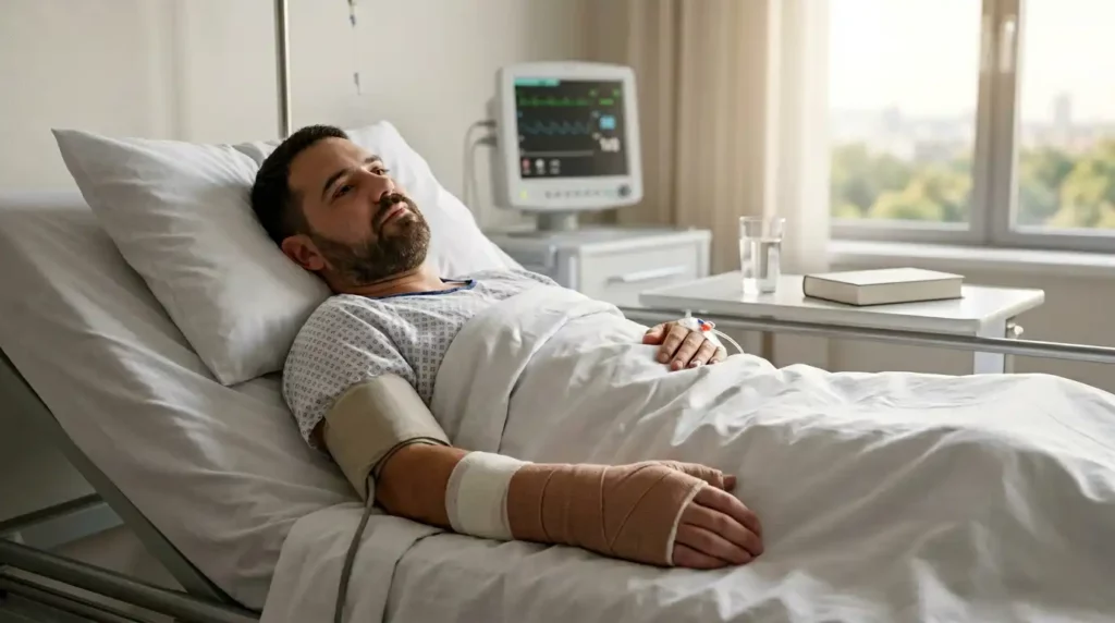 It's time for intricate surgery to repair damage to Theo's right wrist theo grimbeek sat 28 mar 003
