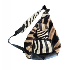 zsb 01 shoulderbag zebra and elandskin